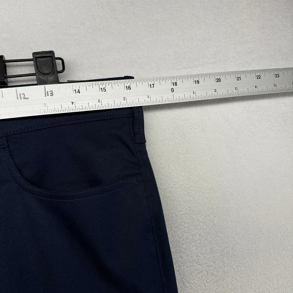 J.Crew Tech Pant Mens 31x32 Navy Blue Slim Five-Pocket Performance Chino NEW